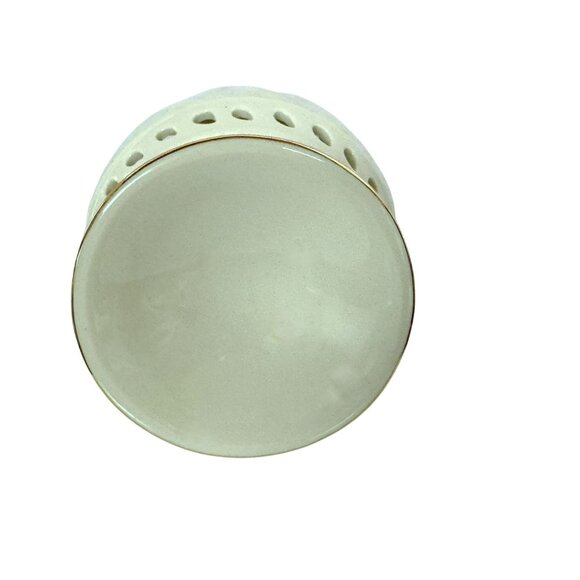 Lenox Holiday Williamsburg Boxwood & Pine Tea Candle Holder Tart Warmer HTF - Picture 3 of 4